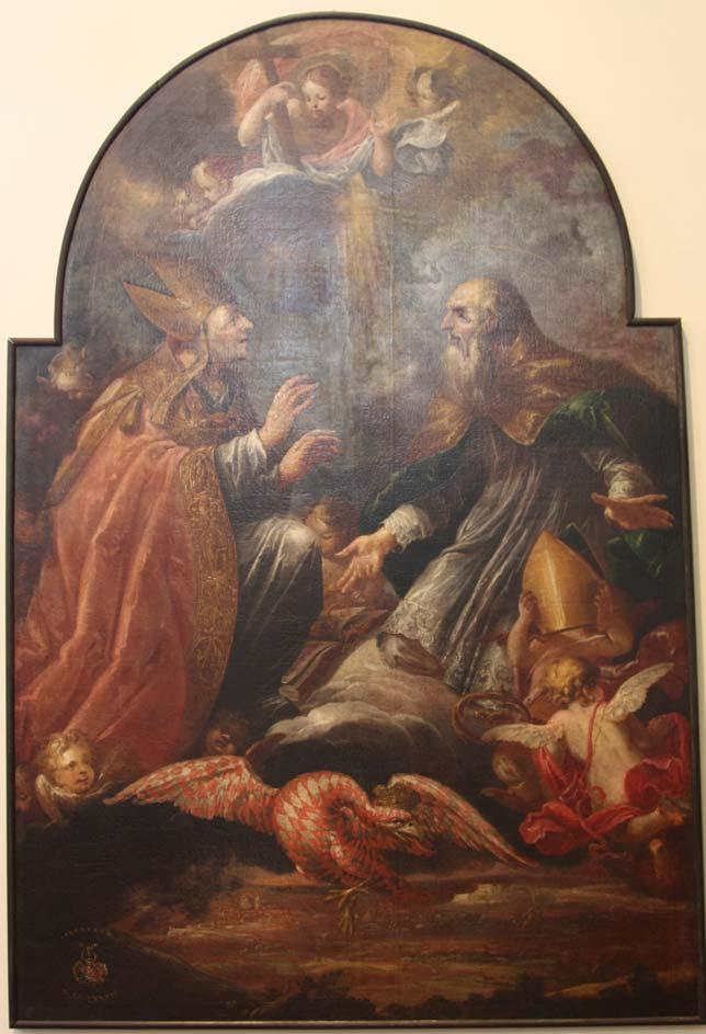 [5] Autor neznámý: Svatý Cyril a Metoděj, 1689, plátno, olejomalba, 250