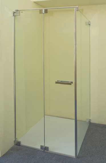 AZFS - zalamovací dveře k bočnímu dílu Zalamovací dveře do niky i k bočnímu dílu ukotvení do stěnové lišty Zalamovací dveře s protisegmentem do niky ukotvení do stěnové lišty cena ukotvení na panty