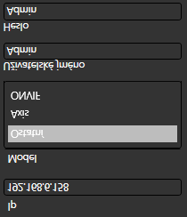 GET), typ povelu (otoč se na PRESET, spusť PATTERN, zobraz TEXT je omezen pouze SDK výrobce kamery, ONVIF klient podporuje pouze povely pro natáčení kamer na PRESET pozice.