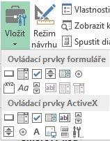 V seznamu Zvolit příkazy je možné nastavit také jinou volbu, např. Příkazy mimo pás karet, a tím si libovolnou kartu doplnit tlačítky podle potřeby.