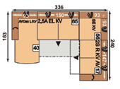 a SR ZDARMA 2 viz popis 3 viz popis 4 viz popis CanL AV KV = Kanape rovné s nastavení opěrky hlavy a polohování područky vlevo; 2,5AELKV = 2,5-sedák s nastavením opěrky hlavy a funkce příčného lůžka,