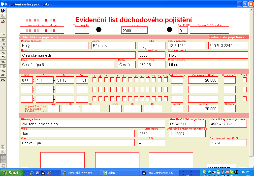 r.o. Jedná se o program, kterým lze RELDP odeslat elektronickou cestou se všemi náležitostmi, ale neumí