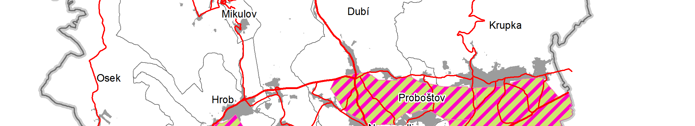 Obec Výměra obce (ha) A058 (ha) A058 (%) Surovina Teplice 2370,5 69,0 2,9 Uhlí hnědé Teplice 2370,5 1,4 0,1 Stavební kámen Zabrušany