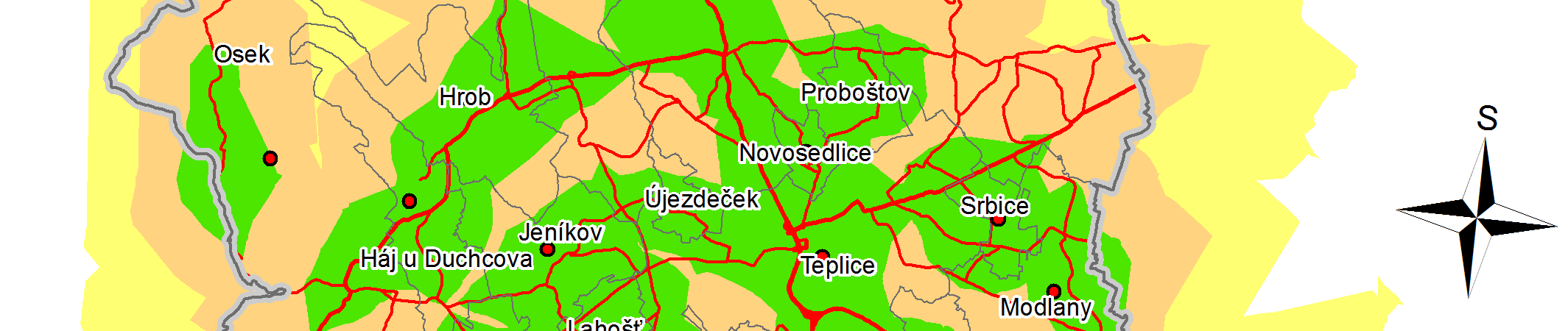 Teplice v roce 2012 Hromadná doprava Pro