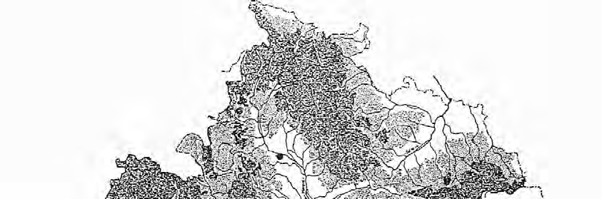 Mapa. 5: Mapa žárových pohřbů na Moravě (Slezsko na mapě není odděleno). Podle: Peška 2004, s. 19