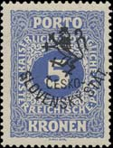 Gi 1897 zn. RV 140Pp, 5f převrácený přetisk Šrobár zk. Gi 1898 zn. RV 142Pp, 15f převrácený přetisk Šrobár zk. Gi 1899 zn.