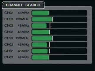 Všechny DVB-T kanály byly nalezeny Vícekanálové vyhledávání pro příjem DVB-T umožňuje zobrazit až 8 kvalit signálu najednou Aktivní frekvenci lze snadno rozeznat pomocí spektrálního analyzátoru