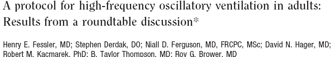 CCM 2007, No 7 Crit Care Med 2007,35,1649 Indikace: Selhání oxygenace : FiO2 > 0,7, PEEP>14cm H2O Selhání ventilace: ph < 7,25 při VT> 6ml/kg idw a Pplat > 30cm H2O Kontraindikace Těžká obstrukce dc