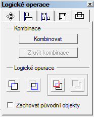 Program Zoner Callisto umožňuje spojení (sjednocení) dvou objektů, vytvoření objektu, který vzniká průnikem dvou objektů a ořezání objektu jiným objektem.