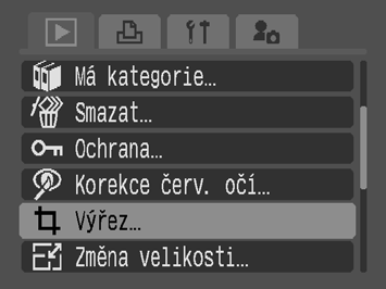 127 Výřez části snímku Ze zaznamenaného snímku lze pořídit výřez a uložit jej jako nový soubor se snímkem.