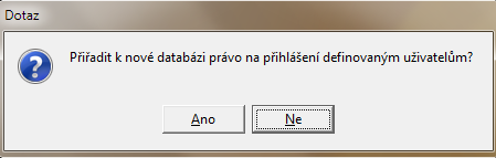 Po založení databáze/firmy program ukončete a znovu jej spusťte.