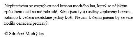 Stavební kameny webových stránek Měli bychom poznamenat, že když elementy obsahují jiné elementy, všechny vnitřní elementy by měly být správně vnořené; tzn.