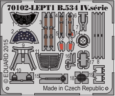 SYMBOLY INSTRUKTION SINNBILDEN SYMBOLES OPTIONAL VOLBA BEND OHNOUT OPEN HOLE VYVRTAT OTVOR SYMETRICAL ASSEMBLY SYMETRICKÁ MONTÁŽ NOTCH ZÁŘEZ REMOVE ODŘÍZNOUT APPLY EDUARD MASK AND PAINT POUŽÍT