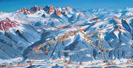 Marillevě v hlavní sezóně více lyžařů v Madonně Bezva sjezdovka: černá č. 1 Nera ve Folgáridě 72 30 % Freestyle: half-pipe Aprés-Ski: kluziště, restaurace, bary, kino, diskotéky 6 86.
