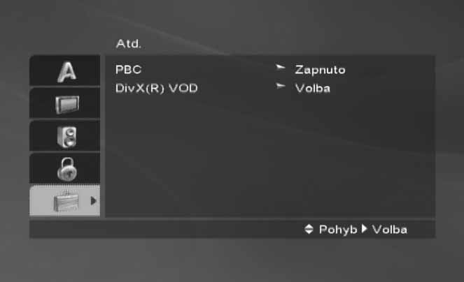 Před spuštěním přehrávač DVD AUDIO Každý dsk DVD má k dspozc řadu možností zvukového výstupu. Zvukové volby přehrávače nastavte dle typu zvukového systému, který používáte. Atd.