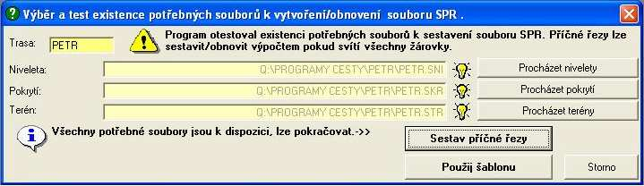 60 Vse te datoteke so ustvarili ustrezni podprogrami, ko smo končali delo v njih in pritisnili gumb za izračun podatkov.