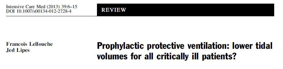 Použití LPV u pacientů bez ARDS ( rizikové faktory) 96% pacientů na JIP, Esteban AJRCCM 2008) Heterogenní populace (67% pacientů z observačních studiích) Krátkodobá pooperační ventilace (<7h)