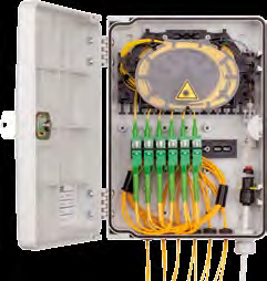 URM SL 12C WALL-MOUNTED OPTICAL DISTRIBUTION BOX URM SL 12C M OPTICKÝ NÁSTĚNNÝ ROZVADĚČ EN The URM SL 12C / SL 12C M optical distribution box is designed for the placement of 12 optical connectors