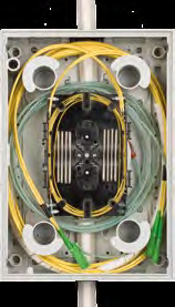 SOP 12 (24) FLOOR DISTRIBUTION BOX PATROVÝ OPTICKÝ ROZVADĚČ EN Optical box SOP 12 (24) is designed for distribution of optical network in buildings by usage of optical cables or microduct systém, for
