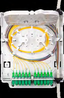 MTTH UNI INDOOR WALL-MOUNTED DISTRIBUTION BOX VNITŘNÍ OPTICKÝ NÁSTĚNNÝ ROZVADĚČ MTTH UNI 12 SC Box for splicing / Provařovací box TECHNICAL