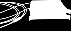 Easy access into each module (possibility splicing out from the frame) Possibility placing E2000, SC simplex, LC duplex adapters Placement of up to 2 m of an optical fiber reserve Fixing standard