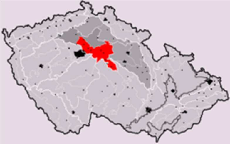 Obrázek 6: Geomorfologie Prahy Do Poberounské subprovincie spadají tři celky: největší celek Pražská plošina, na níž se rozkládá většina Prahy, Hořovická pahorkatina a Brdská vrchovina, které