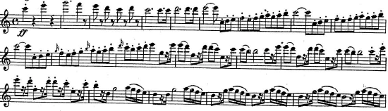 Schéma věty: EXP PROV REPR K HT(vt-a)-1.Mv(a-b)-VT(vt-a-evol)-2.Mv-ZT HT(vt-a)-1.Mv(a-b)-VT(vt-a-evol)-2.Mv-ZT 6.1.2. Allegro Finále je zasazeno do stejnojmenné durové tóniny.