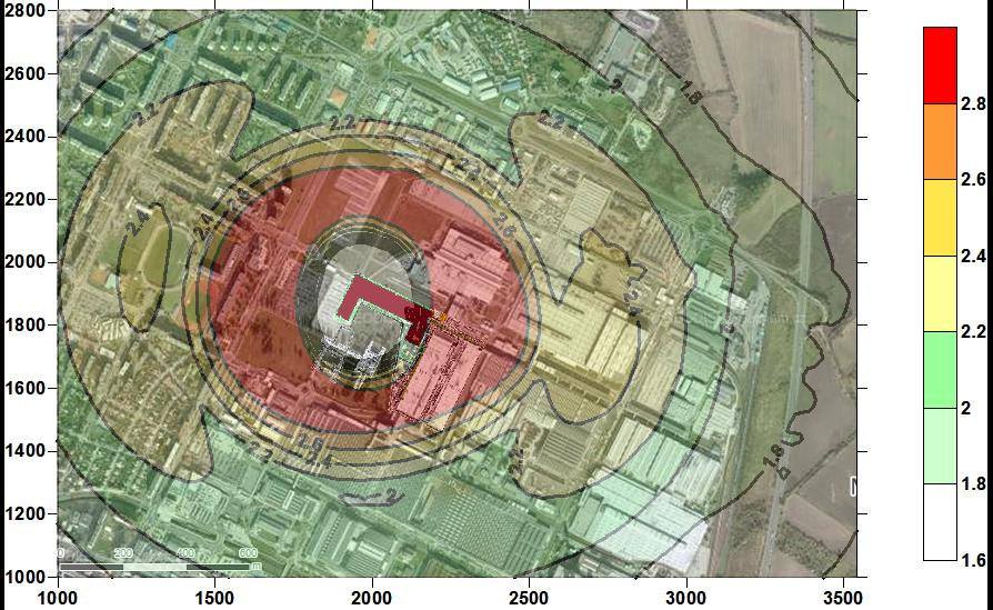 Příspěvek k průměrným ročním imisím PM 10 (µg/m 3 )