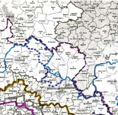 Relativně autonomní města Slaný a Mělník nebyla zahrnuta do Rozvojové oblasti Praha.