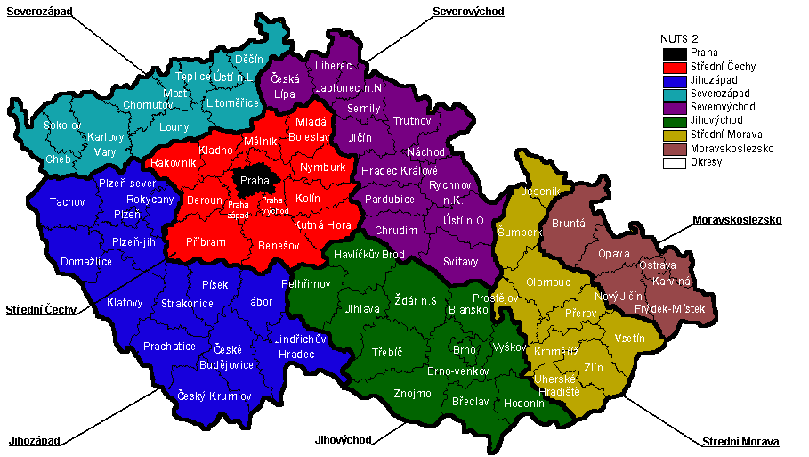 12. Přílohy Příloha 1 Mapa regionů NUTS 2 Adresy regionálních odborů Státního zemědělského intervenčního fondu NUTS 2 Název RO SZIF Adresa Střední Čechy Praha a Střední Čechy Slezská 7, 120 56 Praha