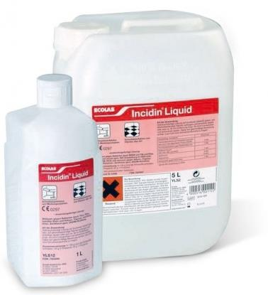 Incidin Liquid Tekutý dezinfekční přípravek na bázi alkoholů k přímému použití pro rychlou a bezpečnou dezinfekci předmětů a ploch postřikem.