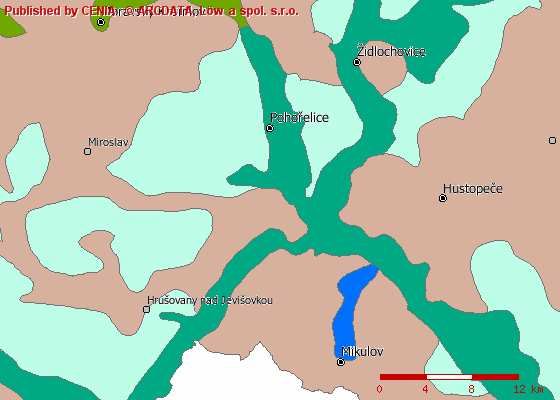 Typologie české krajiny (Zdroj: portal.gov.cz) 2.1.2 Hydrogeologie Hydrogeologicky lze území zařadit do oblasti významné, možnost znečištění podzemních vod je významná a ochrana podzemních vod značná.
