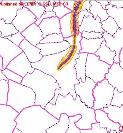 Strategická hluková mapa silnic sleduje hluk v okolí části silničního spojení R52 Brno -