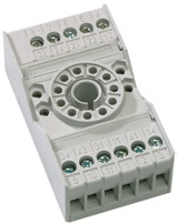 Řada PR Relé zásuvná Standardní 8-kolíkové Standardní 11-kolíkové Relé standardní 8-11-kolíkové Jmen zatížení 2 přepínací kontakty /250V 3 přepínací kontakty /250V Kontakty Napětí S L-diodou