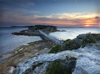 Harbour Bridge, botanickej záhrady spojenej s kŕmením známych papagájov