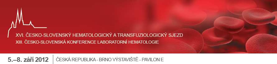 PROGRAM XIII. ČESKO SLOVENSKÁ KONFERENCE LABORATORNÍ HEMATOLOGIE STŘEDA 5.