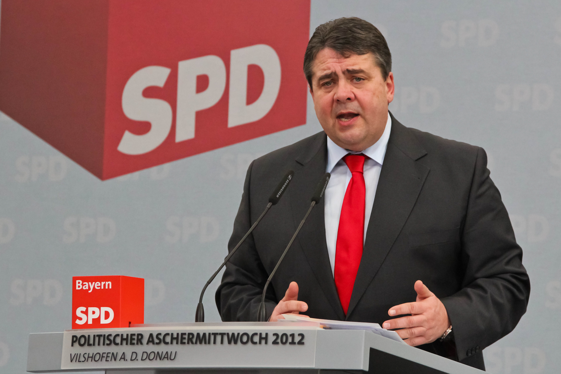 Sigmar Gabriel, vicekancléř Německa.