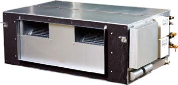 CARRIER - VRF Vnitřní jednotky VRF Potrubní vysokotlaké Model Výkon chlazení kw Výkon topení kw 42VD028H112011010 7,1 8 30 860,- 42VD032H112011010 8 9 31 700,-