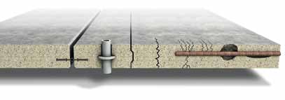 Skoro každá vodonepropustná betonová konstrukce tak potřebuje následné utěsnění injektáží. Kromě spár a trhlin je nutné částečně utěsnit také dutiny.