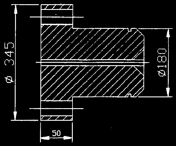 Návrh víka válce Zvolen materiál 11523.