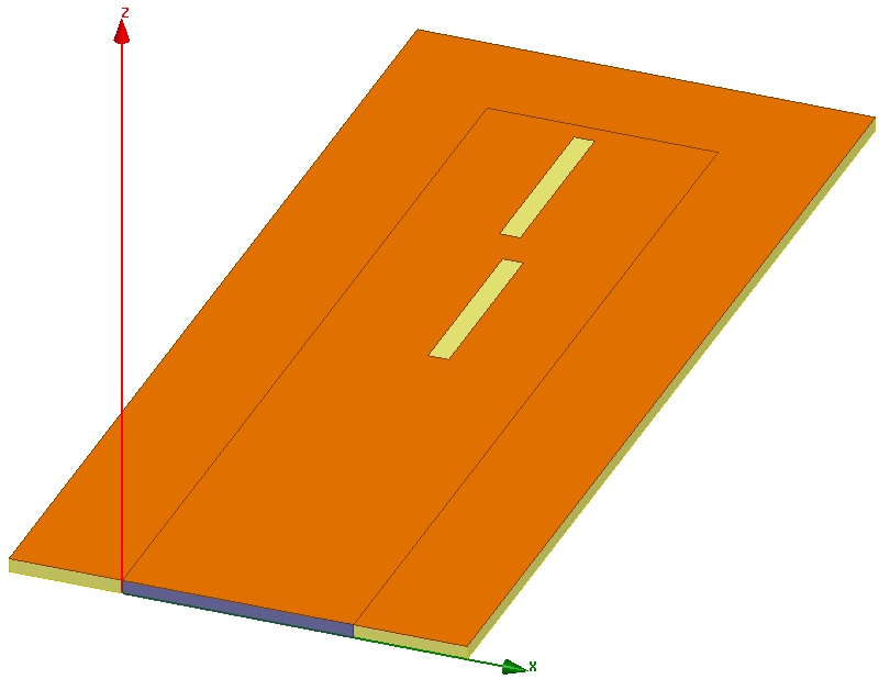 Přesah pokovení [mm] B s11 = -10dB [MHz] 0 206 12,5 146 Tab. 4 Odečtené šířky pásma pro dvě hodnoty přesahu pokovení 4.