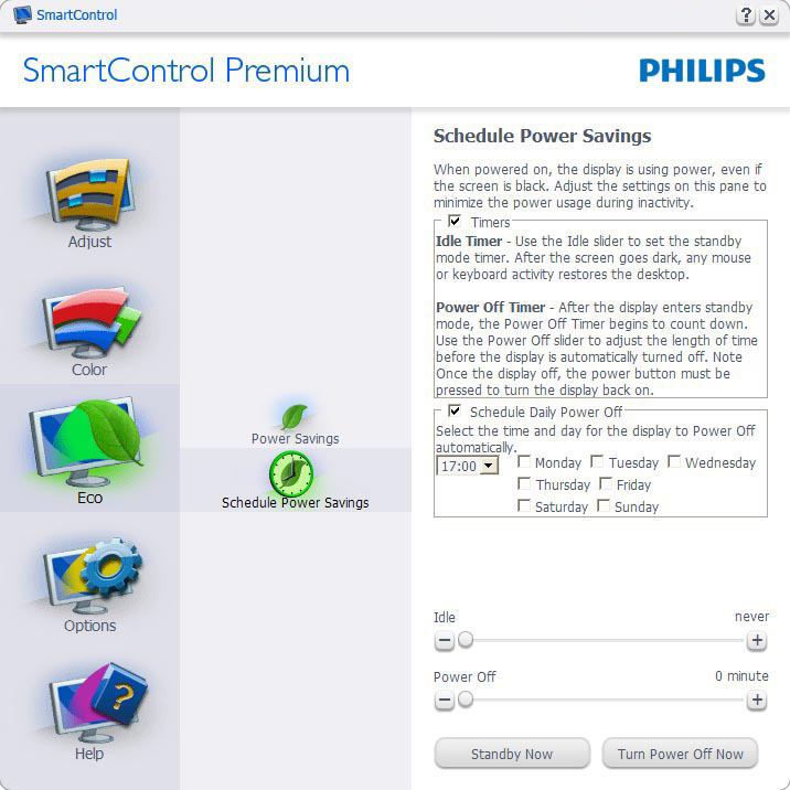 SmartImage SmartImage umožňuje uživateli změnit nastavení pro vylepšení zobrazení na základě obsahu.