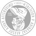 1.1 LOGÁ UNIVERZITY Logo UPJŠ vo farebnom a čierno-bielom prevedení CHARAKTERISTIKA LOGA UPJŠ Základný tvar loga Univerzity P. J.