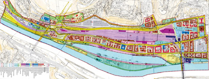 Železniční stanice Praha Smíchov / Alena Hořejší funkční využití na plochách, které České dráhy jako vlastník pozemků uvolní pro výstavbu města.