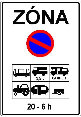 Zóna je vyznačena na všech komunikacích na hranici území hl. m. Prahy dopravní značkou č. IZ 8a Zóna s dopravním omezením se symbolem druhu vozidla, kterého se omezení týká.
