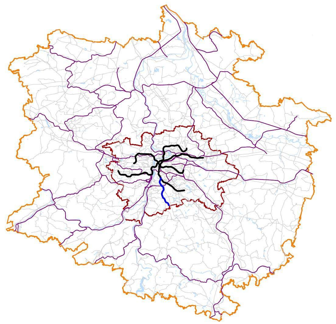 9.1.2. Modely pro projekt Plánu udržitelné mobility Prahy a okolí Pro potřeby zpracování Plánu udržitelné mobility se nabízí využít dopravní model na dvou pracovištích TSK a IPR.