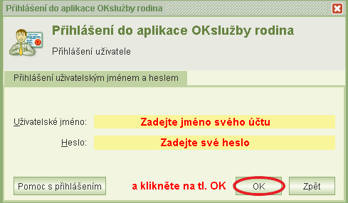 Na tuto adresu vám v případě, že své heslo nebo uživatelské jméno zapomenete, budou zaslány nové přihlašovací údaje.