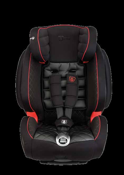 Group 1/2/3 approved according to ECE R44/04, from 9 to 36 kg. EMBRACE SAFETY: ISOFIX and TOP TETHER system, more stable installation.