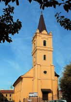KOSTOL REFORMOVANEJ KRESŤANSKEJ CIRKVI Kostol reformovanej kresťanskej cirkvi (kalvínsky) bol postavený v roku 1910.