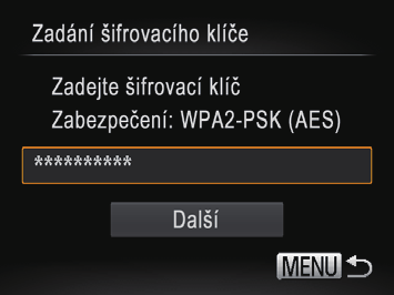 Připojení k přístupovému bodu v seznamu Zobrazte seznam přístupových bodů. Postupem popsaným v krocích v části Přidání počítače zobrazte seznam sítí (přístupových bodů) (= 00). Vyberte přístupový bod.